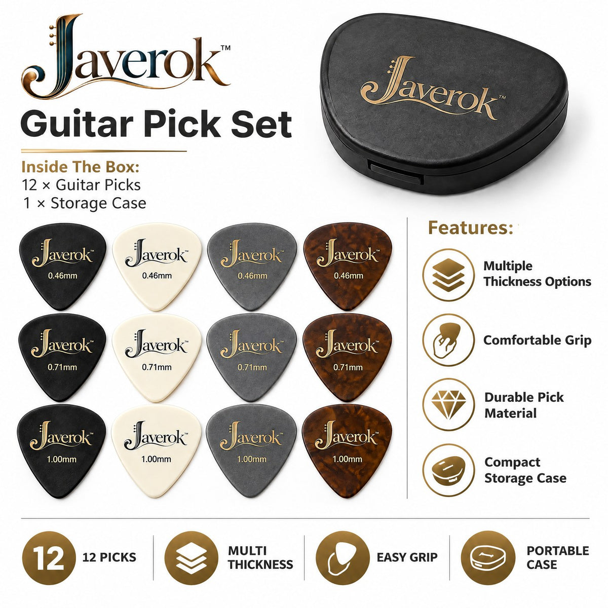 Javerok Javerok™ PickMaster Guitar Pick Set image 5