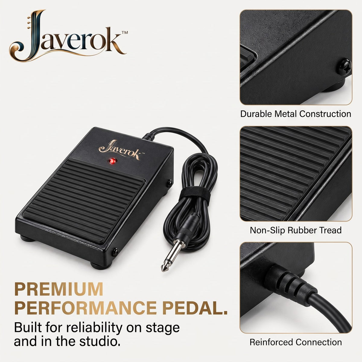 Javerok Javerok™ StageStep Instrument Foot Pedal image 1