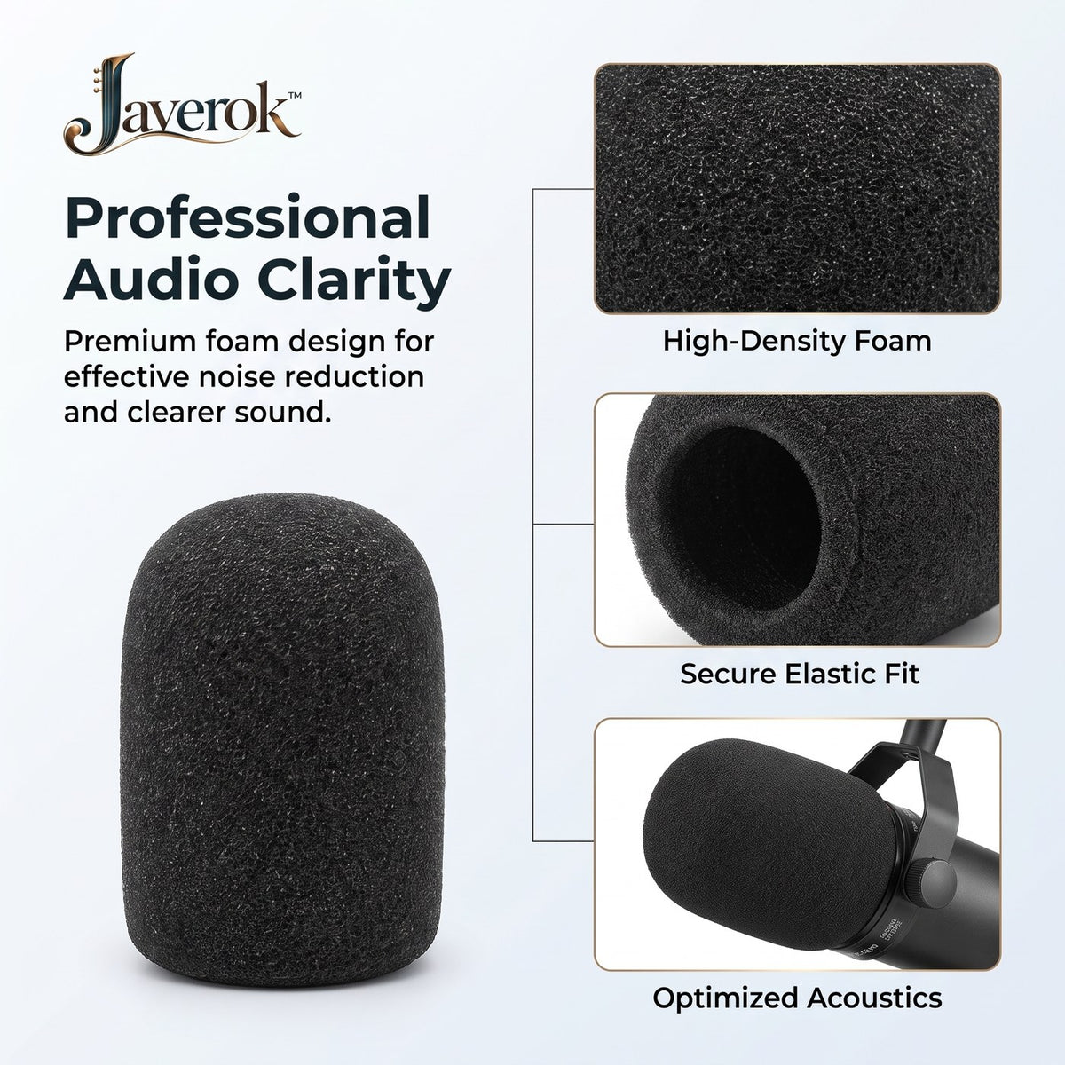Javerok Javerok™ ClearSound Microphone Windshield image 5