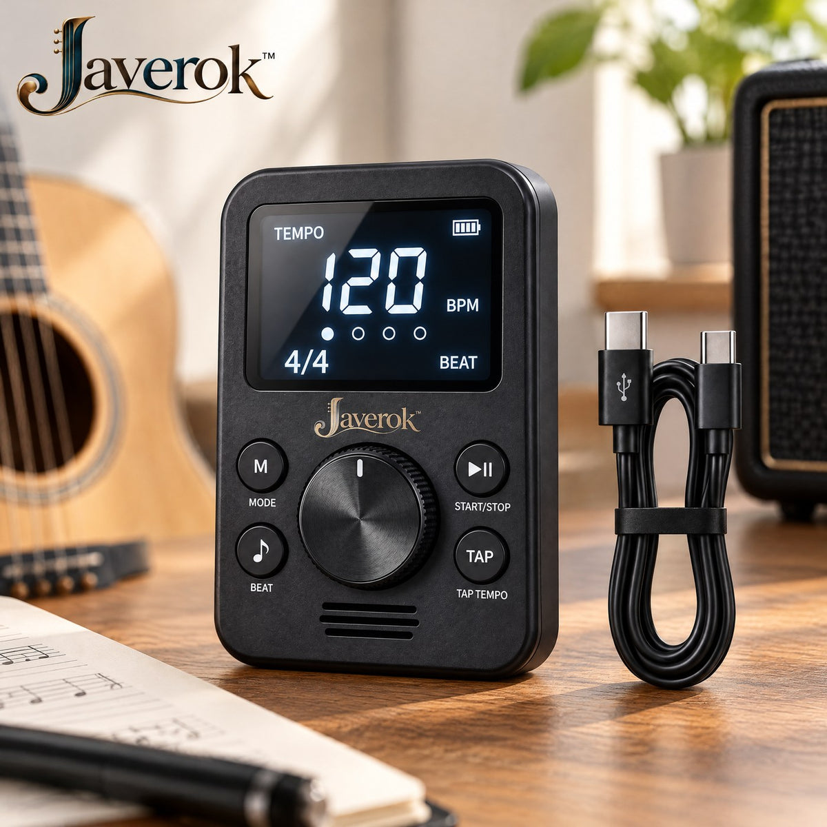 Javerok Javerok™ TempoPulse Electronic Metronome image 3