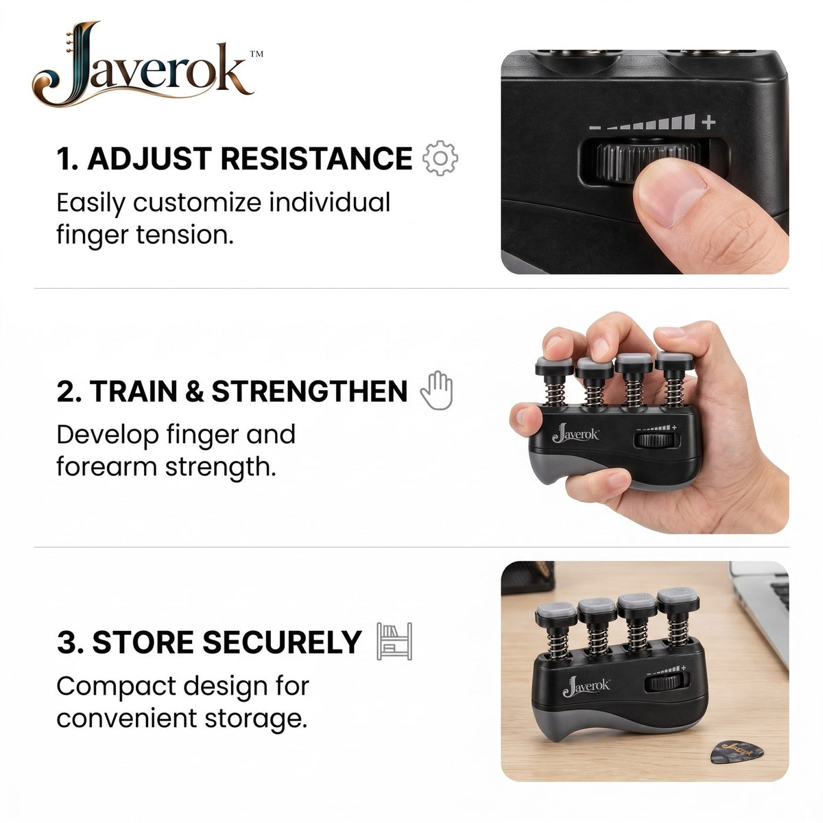 Javerok Javerok™ FingerMaster Guitar Trainer image 5